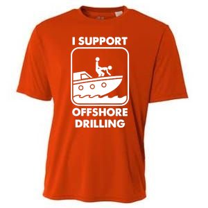 I Support Offshore Drilling Cooling Performance Crew T-Shirt