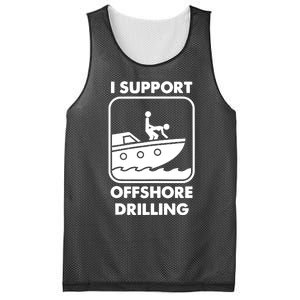 I Support Offshore Drilling Mesh Reversible Basketball Jersey Tank