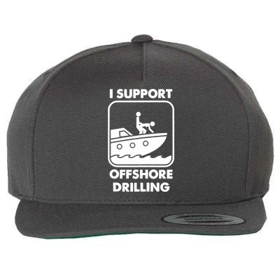 I Support Offshore Drilling Wool Snapback Cap