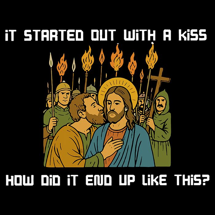 It Started Out With A  How Did It End Up Like This Jesus  T-Shirt