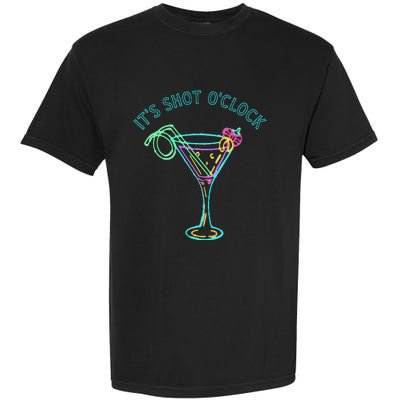 ItS Shots OClock Tequila & Whiskey Lover Drinking Wine Garment-Dyed Heavyweight T-Shirt