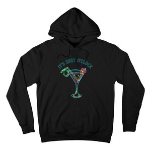 ItS Shots OClock Tequila & Whiskey Lover Drinking Wine Hoodie