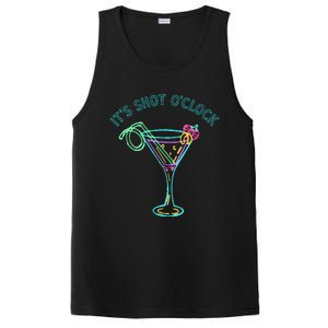 ItS Shots OClock Tequila & Whiskey Lover Drinking Wine PosiCharge Competitor Tank