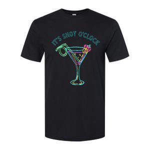 ItS Shots OClock Tequila & Whiskey Lover Drinking Wine Softstyle CVC T-Shirt