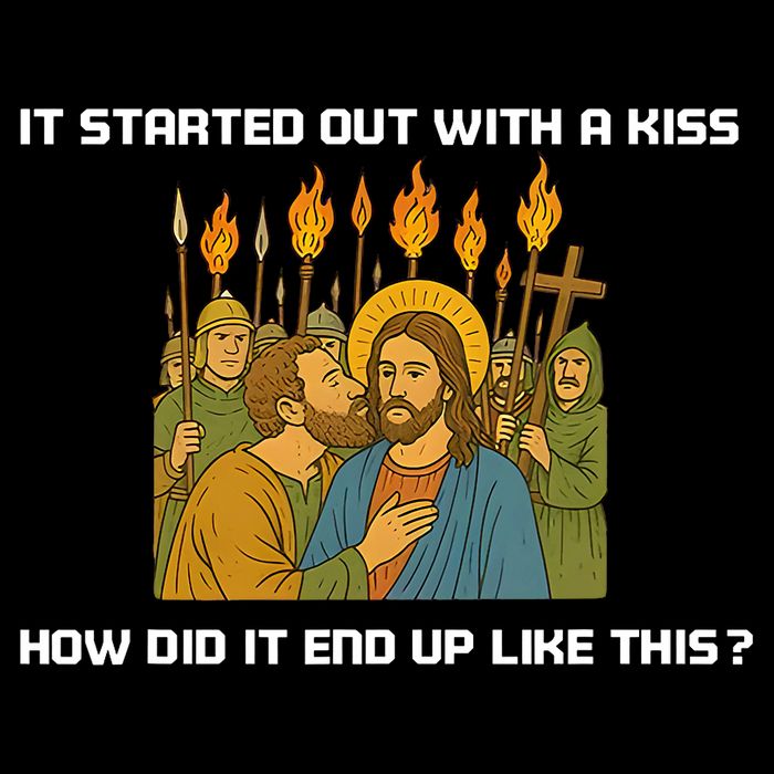 It Started Out With A How Did It End Up Like This Jesus  Women's V-Neck T-Shirt