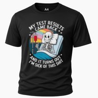 IM Sick Of My Test Result Funny Skeleton Saying Meme Performance Shirt