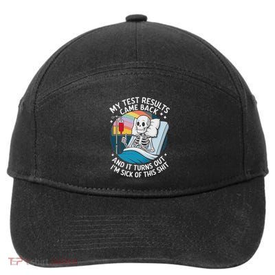 IM Sick Of My Test Result 7-Panel Snapback Hat