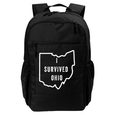 I Survived Ohio Meme Retro Shirt Funny I Survived Ohio Backpack