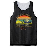 In SPite Of Ourselves We'll End Up Sittin On The Rainbow Mesh Reversible Basketball Jersey Tank