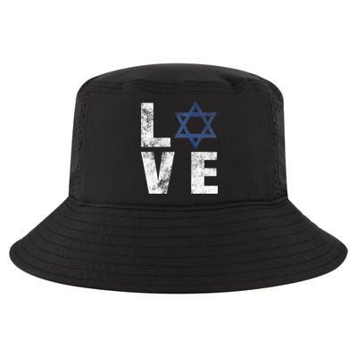 Israel Star of David Retro Jewish Gifts Cool Comfort Performance Bucket Hat