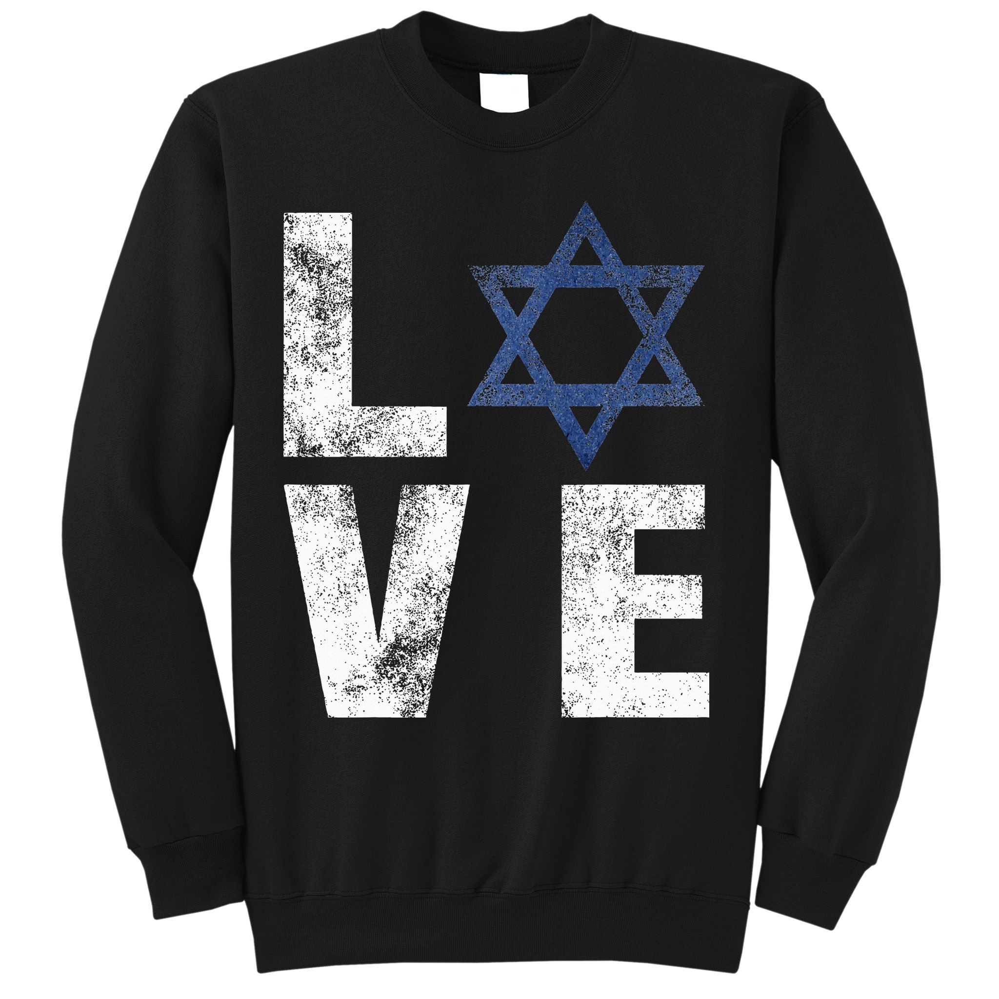 Israel Star of David Retro Jewish Gifts Sweatshirt