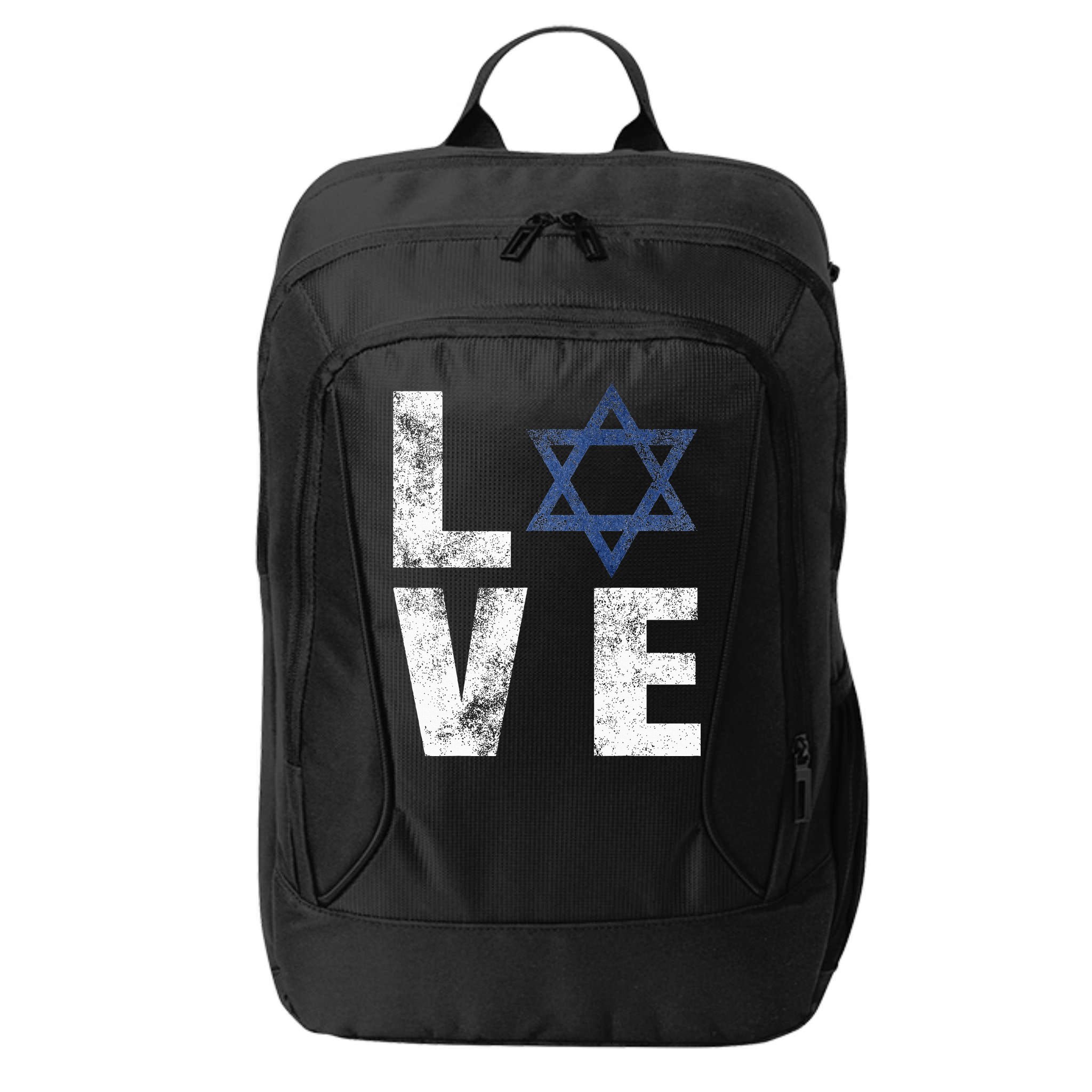 Israel Star of David Retro Jewish Gifts City Backpack