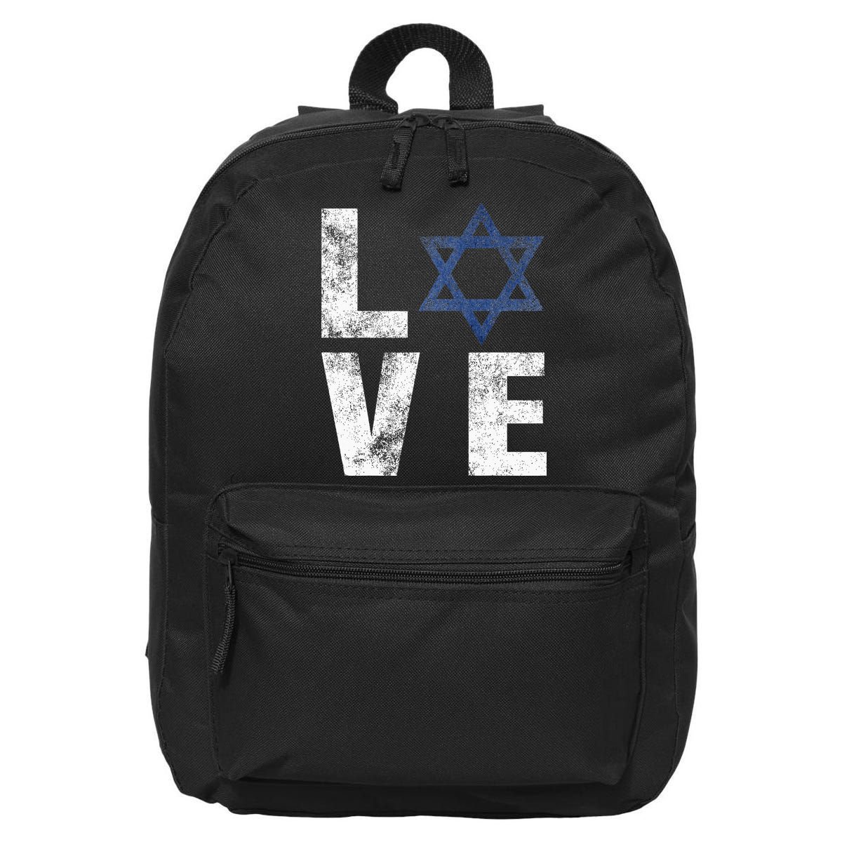 Israel Star of David Retro Jewish Gifts 16 in Basic Backpack