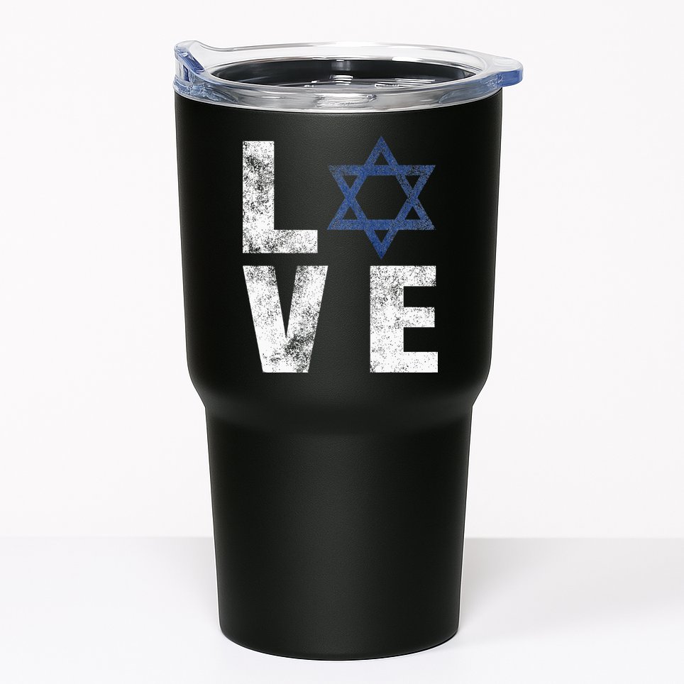 Israel Star of David Retro Jewish Gifts Tumbler