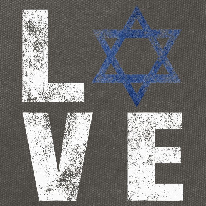 Israel Star of David Retro Jewish Gifts Cotton Canvas Backpack