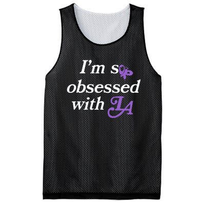 Im So Obsessed With La Mesh Reversible Basketball Jersey Tank