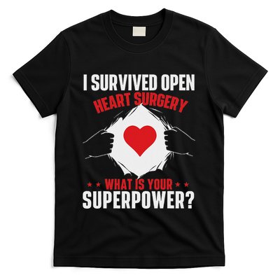 I Survived Open Heart Surgery Heart Attack Survivor Recovery T-Shirt
