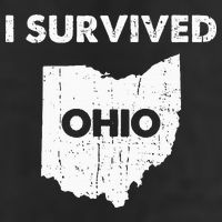 I Survived Ohio Cool Comfort Performance Bucket Hat