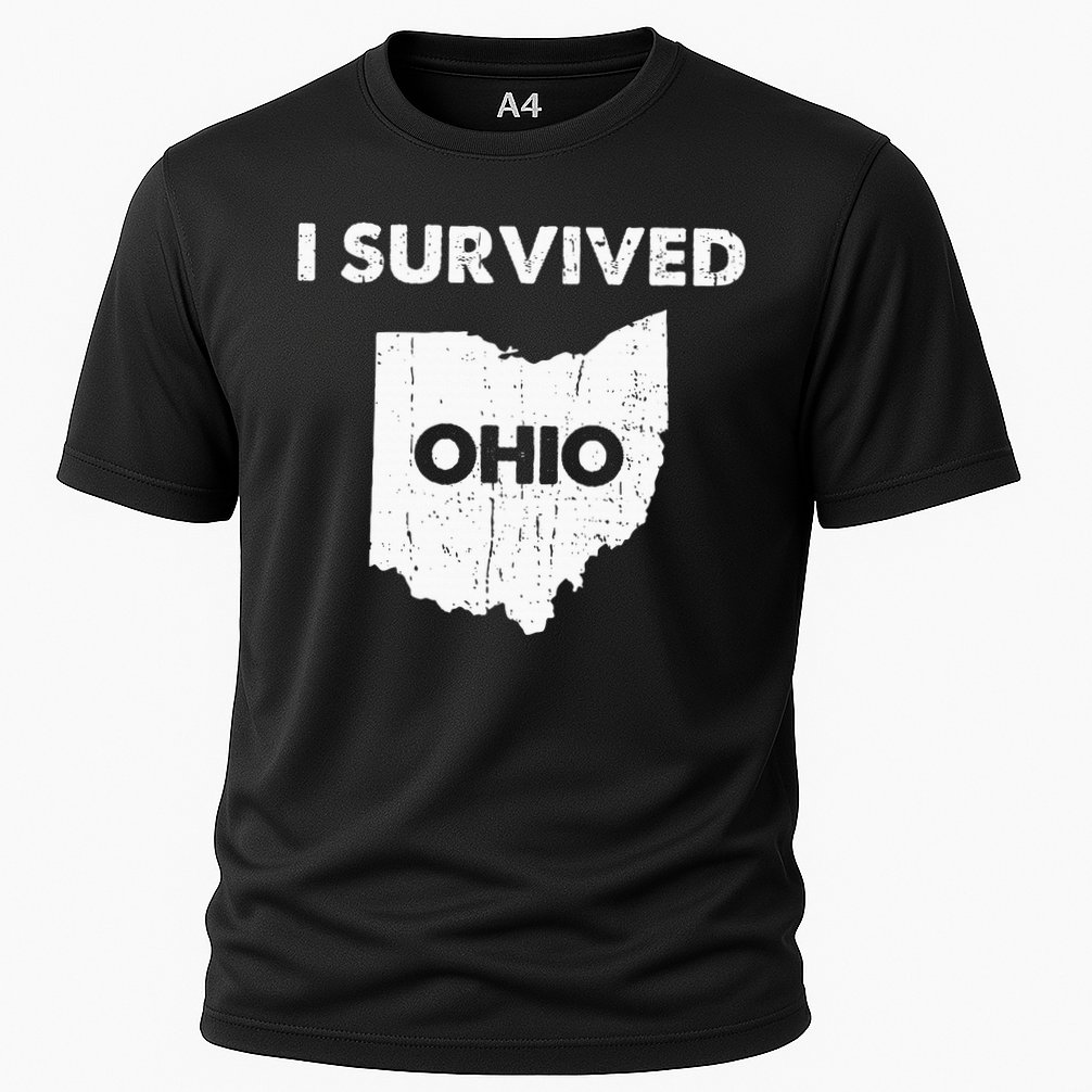 I Survived Ohio Cooling Performance Crew T-Shirt