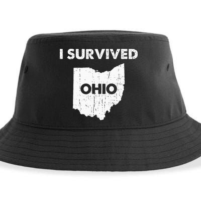 I Survived Ohio Sustainable Bucket Hat