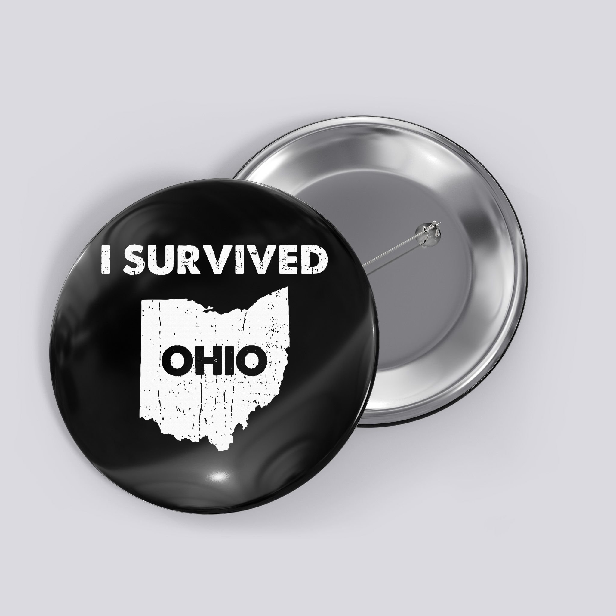 I Survived Ohio Button
