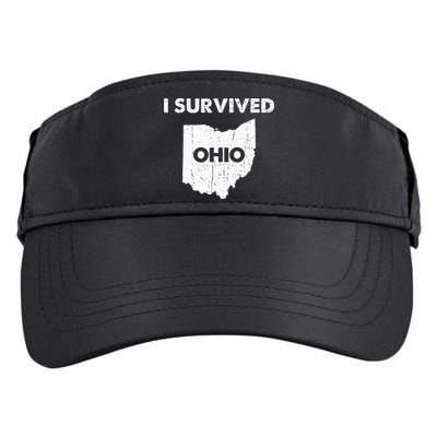 I Survived Ohio Adult Drive Performance Visor