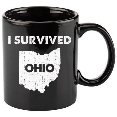 I Survived Ohio 11oz C Handle Ceramic Mug