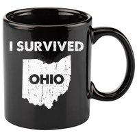I Survived Ohio 11oz C Handle Ceramic Mug