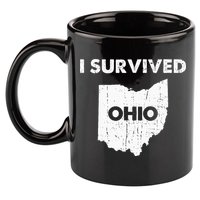 I Survived Ohio 11oz C Handle Ceramic Mug