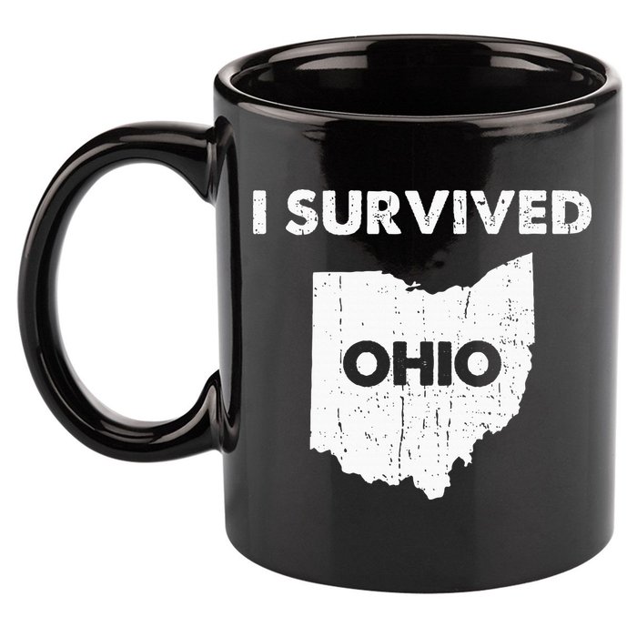 I Survived Ohio 11oz C Handle Ceramic Mug