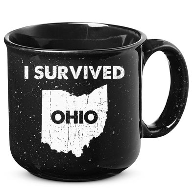 I Survived Ohio 15oz Campfire Ceramic Mug