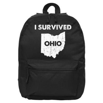 I Survived Ohio 16 in Basic Backpack