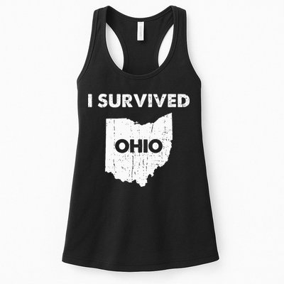 I Survived Ohio Womens Tank Top