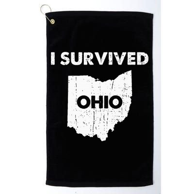 I Survived Ohio Golf Towel