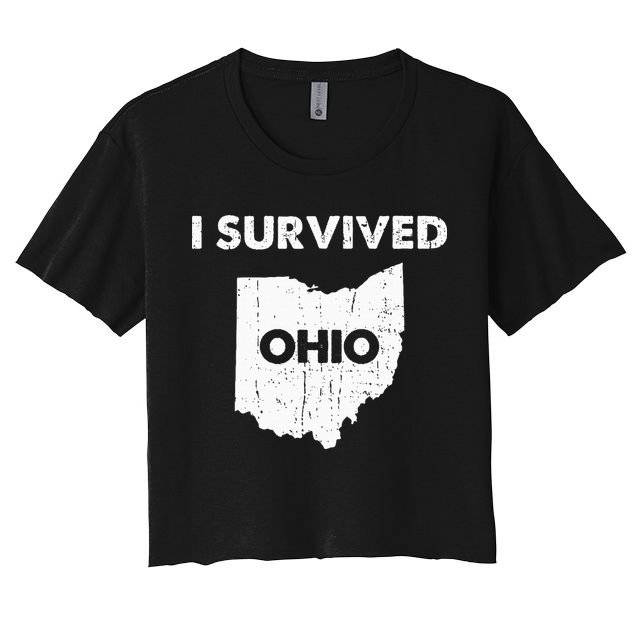 I Survived Ohio Crop Top