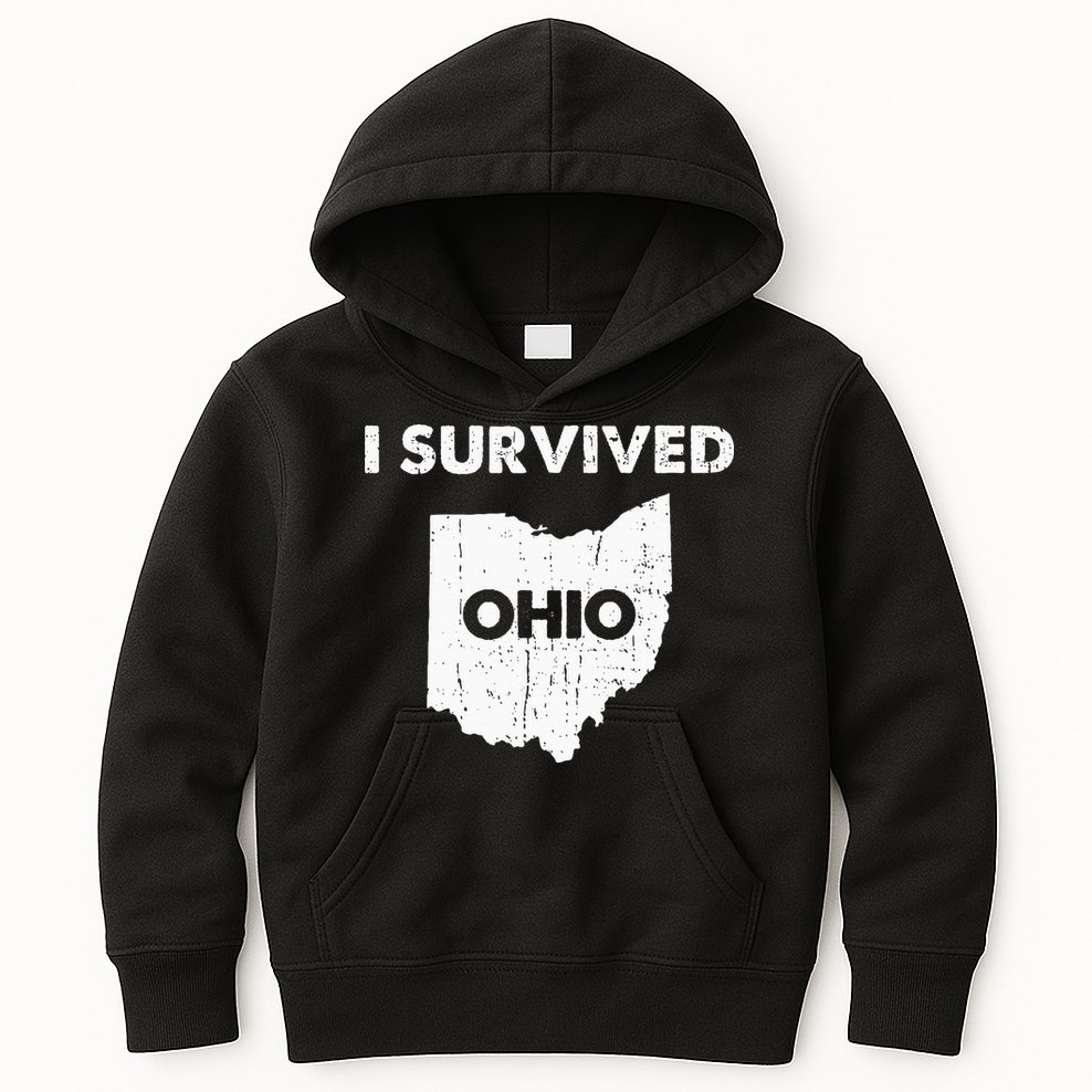 I Survived Ohio Kids Hoodie