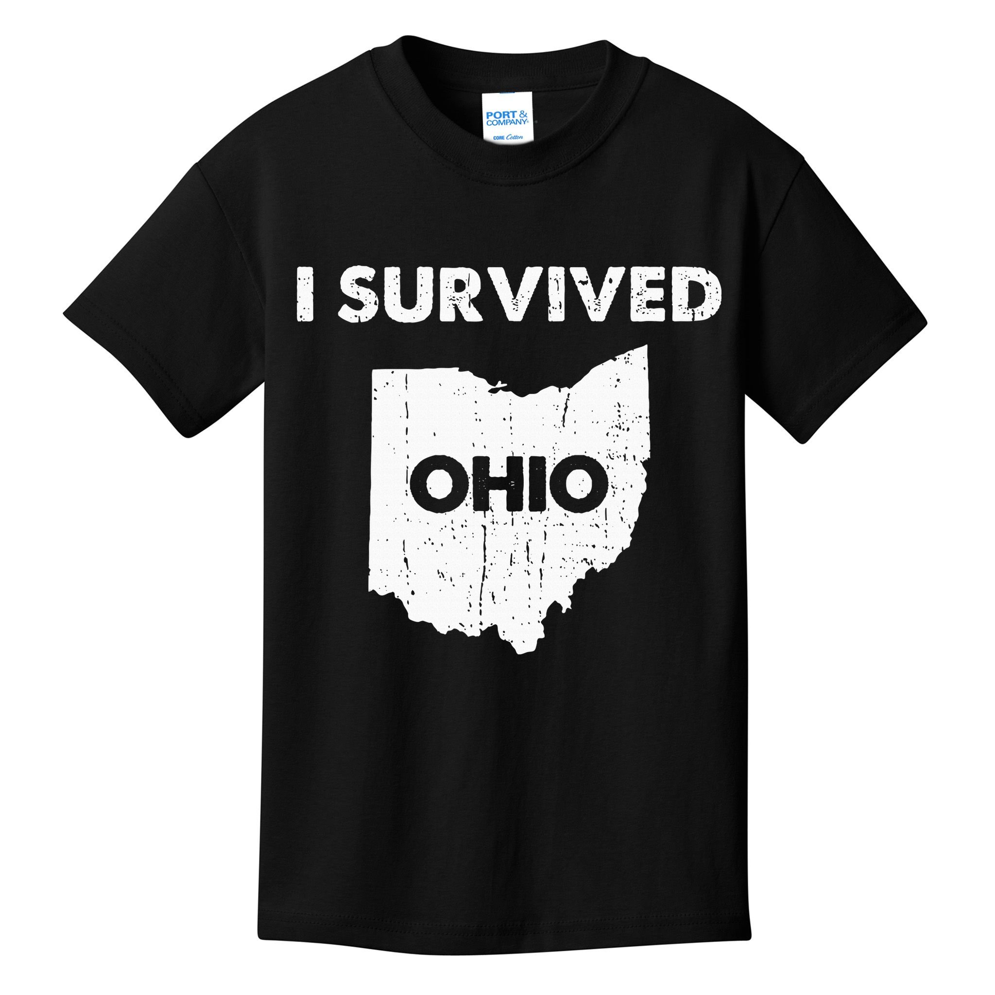 I Survived Ohio Kids T-Shirt