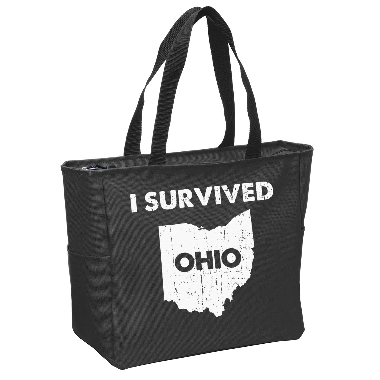 I Survived Ohio Zip Tote Bag