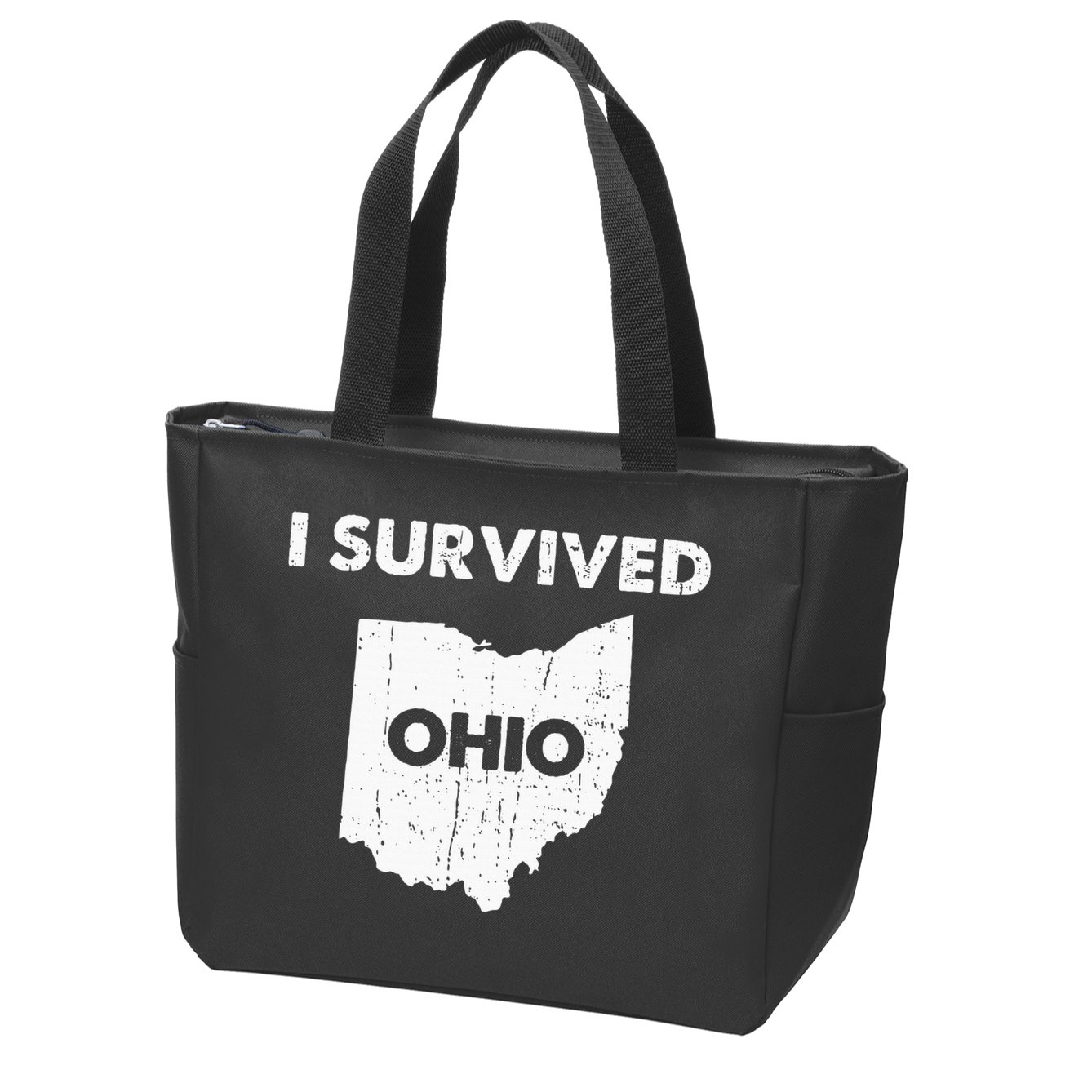 I Survived Ohio Zip Tote Bag