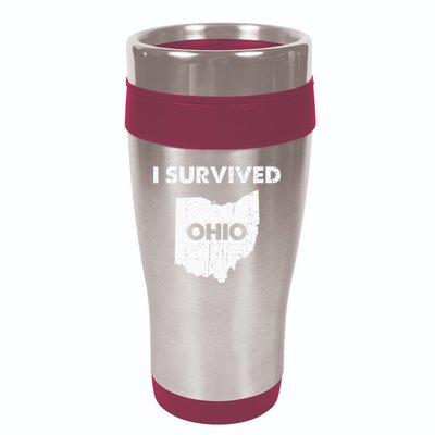 I Survived Ohio 16oz Travel Tumbler