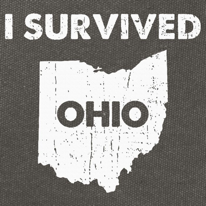 I Survived Ohio Cotton Canvas Backpack