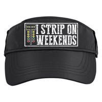 I Strip On Weekends Funny Drag Racing Lover Car Race Adult Drive Performance Visor