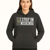 I Strip On Weekends Funny Drag Racing Lover Car Race Hoodie