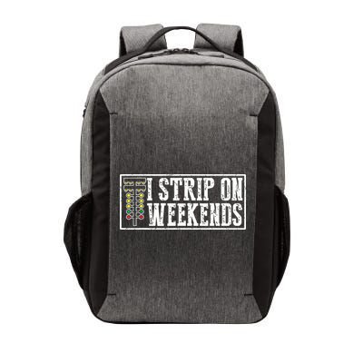 I Strip On Weekends Funny Drag Racing Lover Car Race Vector Backpack