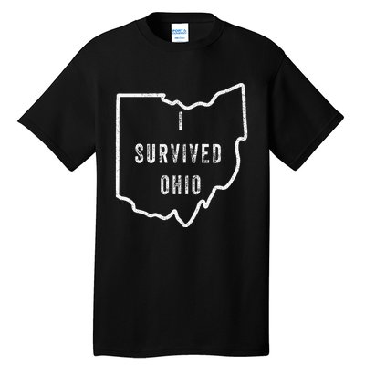 I Survived Ohio Meme Tall T-Shirt