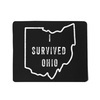 I Survived Ohio Meme Mousepad