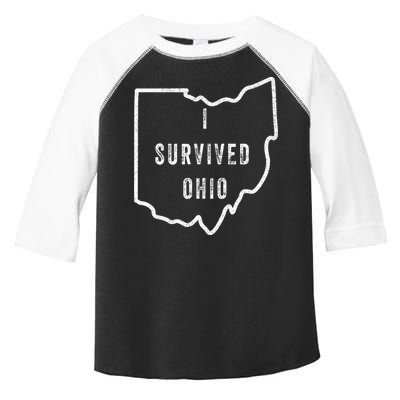 I Survived Ohio Meme Toddler Fine Jersey T-Shirt