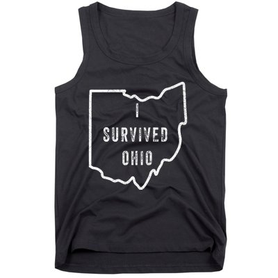 I Survived Ohio Meme Tank Top