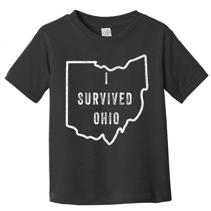 I Survived Ohio Meme Toddler T-Shirt