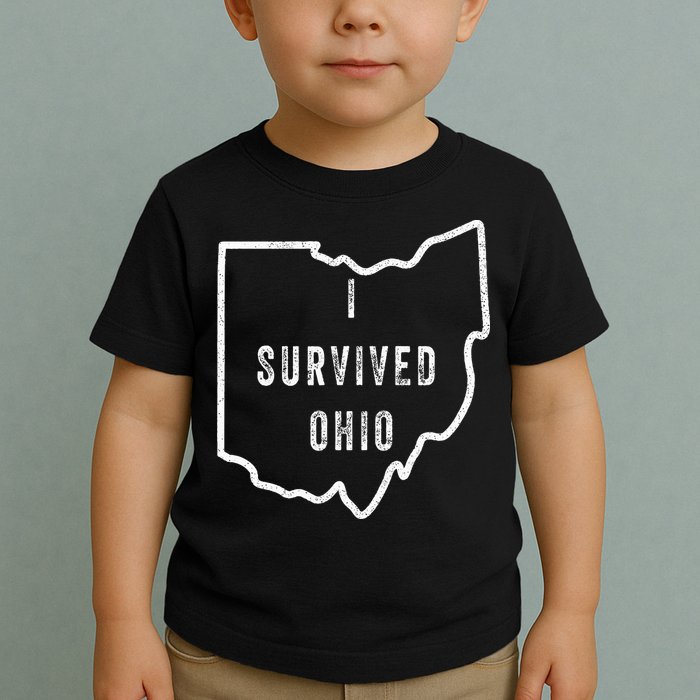 I Survived Ohio Meme Toddler T-Shirt